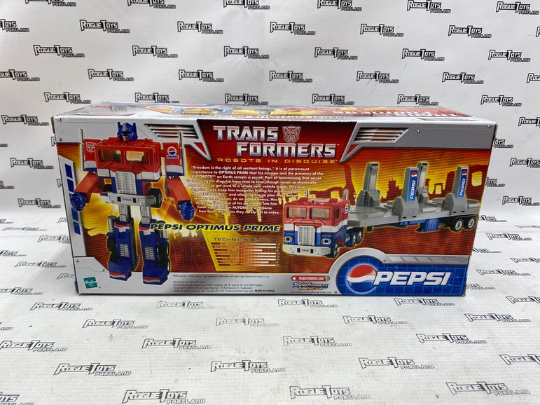 Transformers 2007 Pepsi Optimus Prime Mountain Dew Promotional Winner
