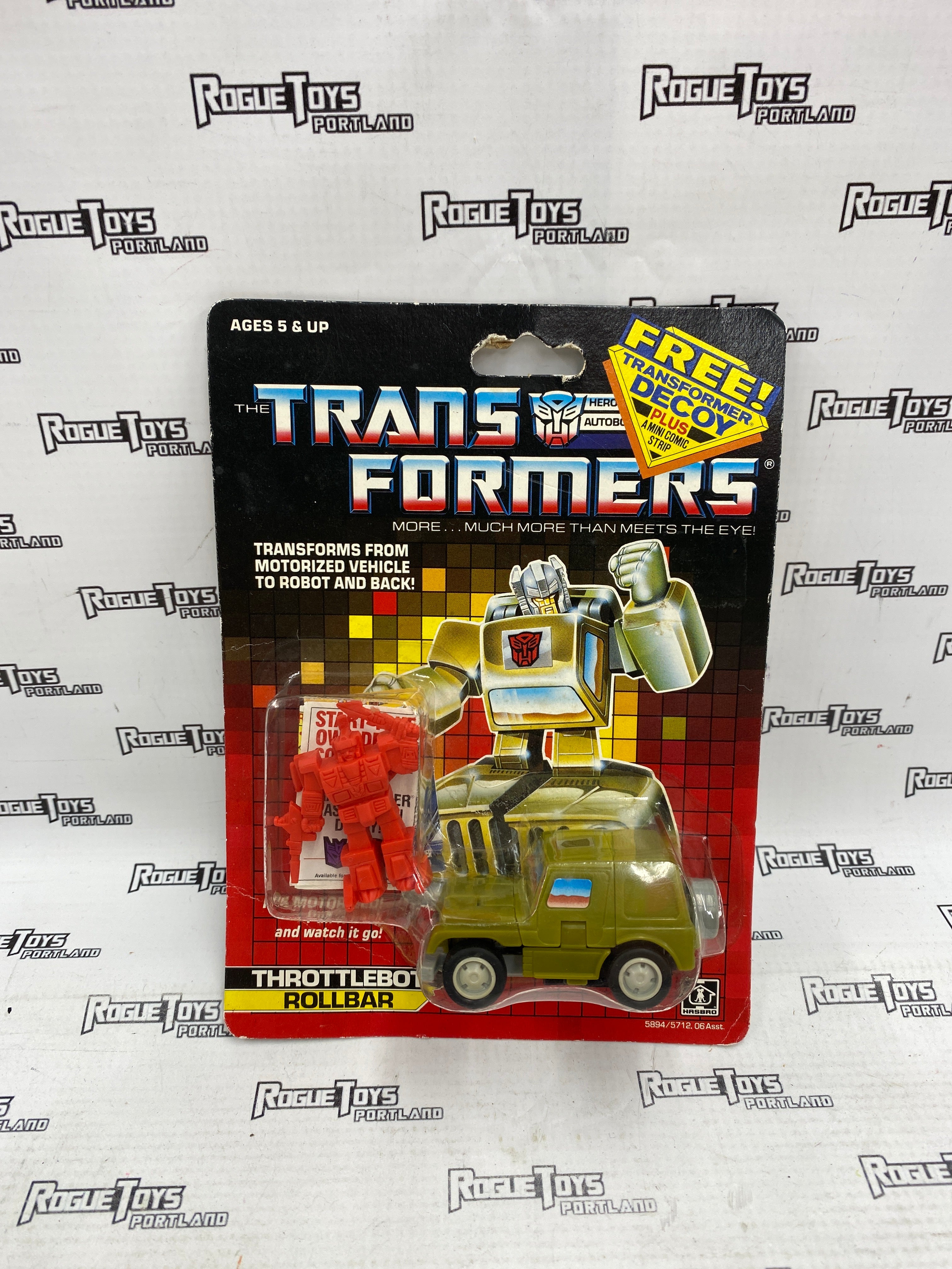 Vintage Transformers G1 Throttlebot Rollbar