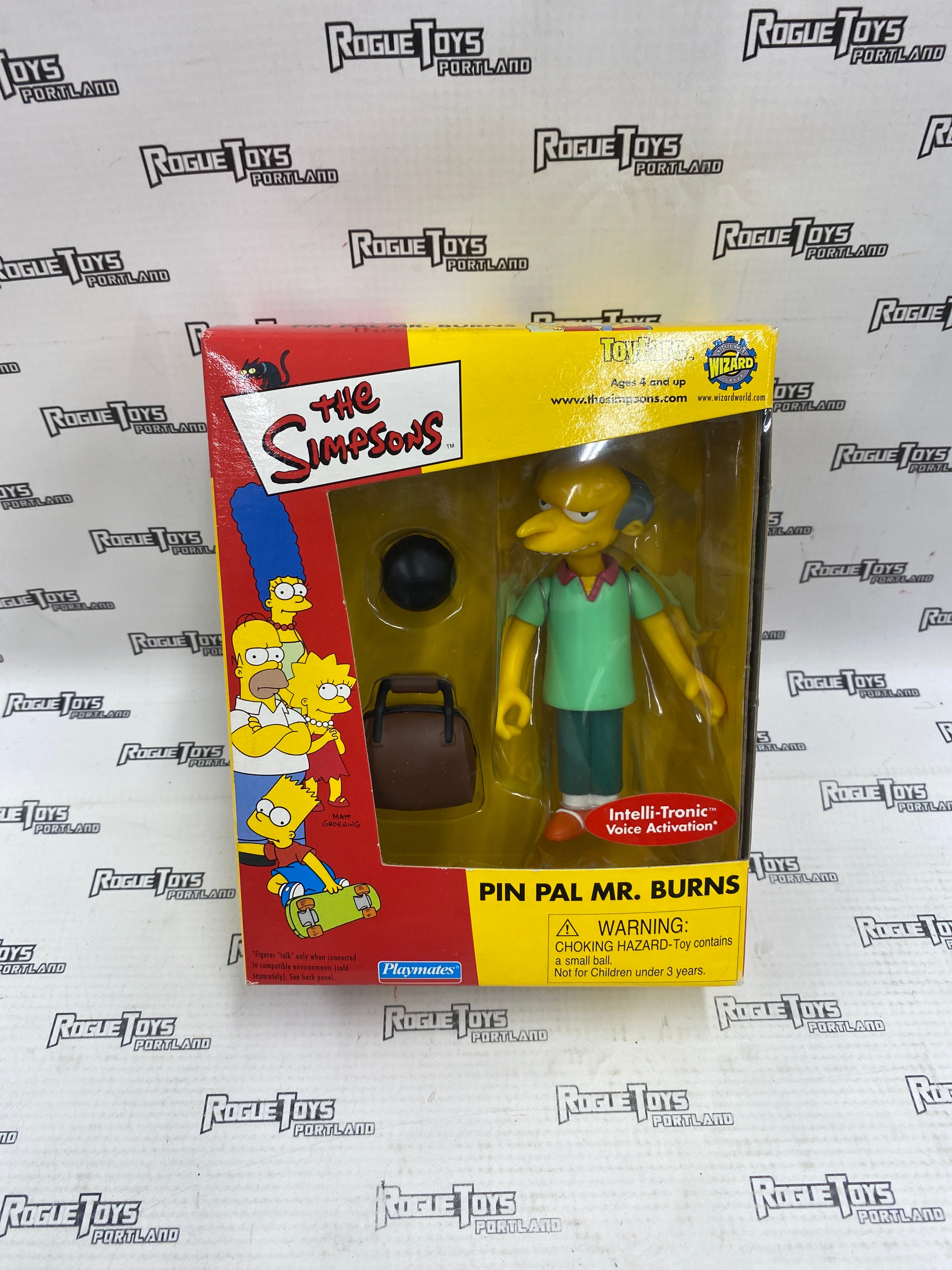 The Simpsons World of Springfield ToyFare Exclusive Pin Pal Mr. Burns