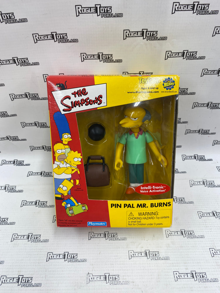 The Simpsons World of Springfield ToyFare Exclusive Pin Pal Mr. Burns