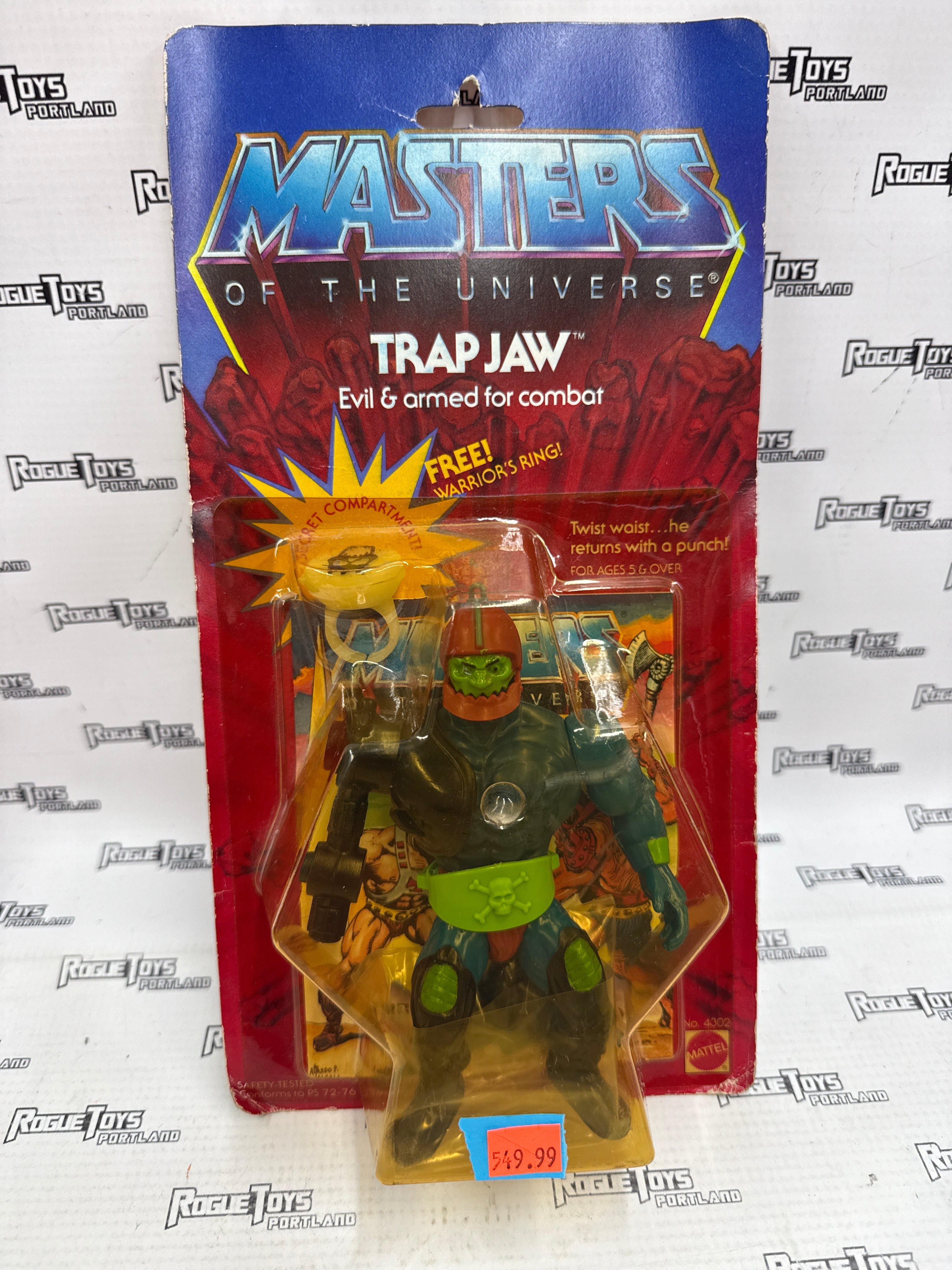 Vintage Masters of the Universe Trap Jaw (1983)