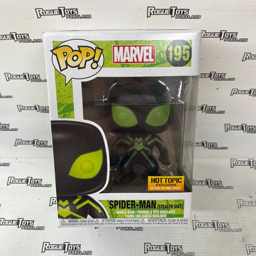 Funko POP! Marvel Spider-Man (Stealth Suit) #195 Hot Topic