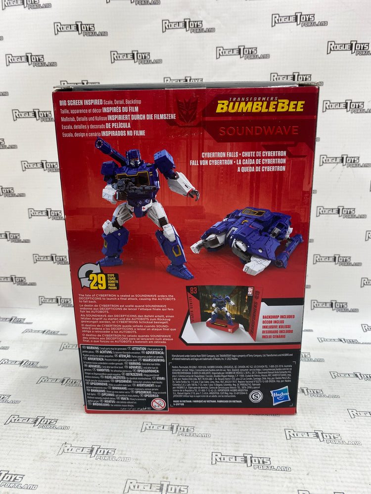 Transformers Studio Series 83 Soundwave