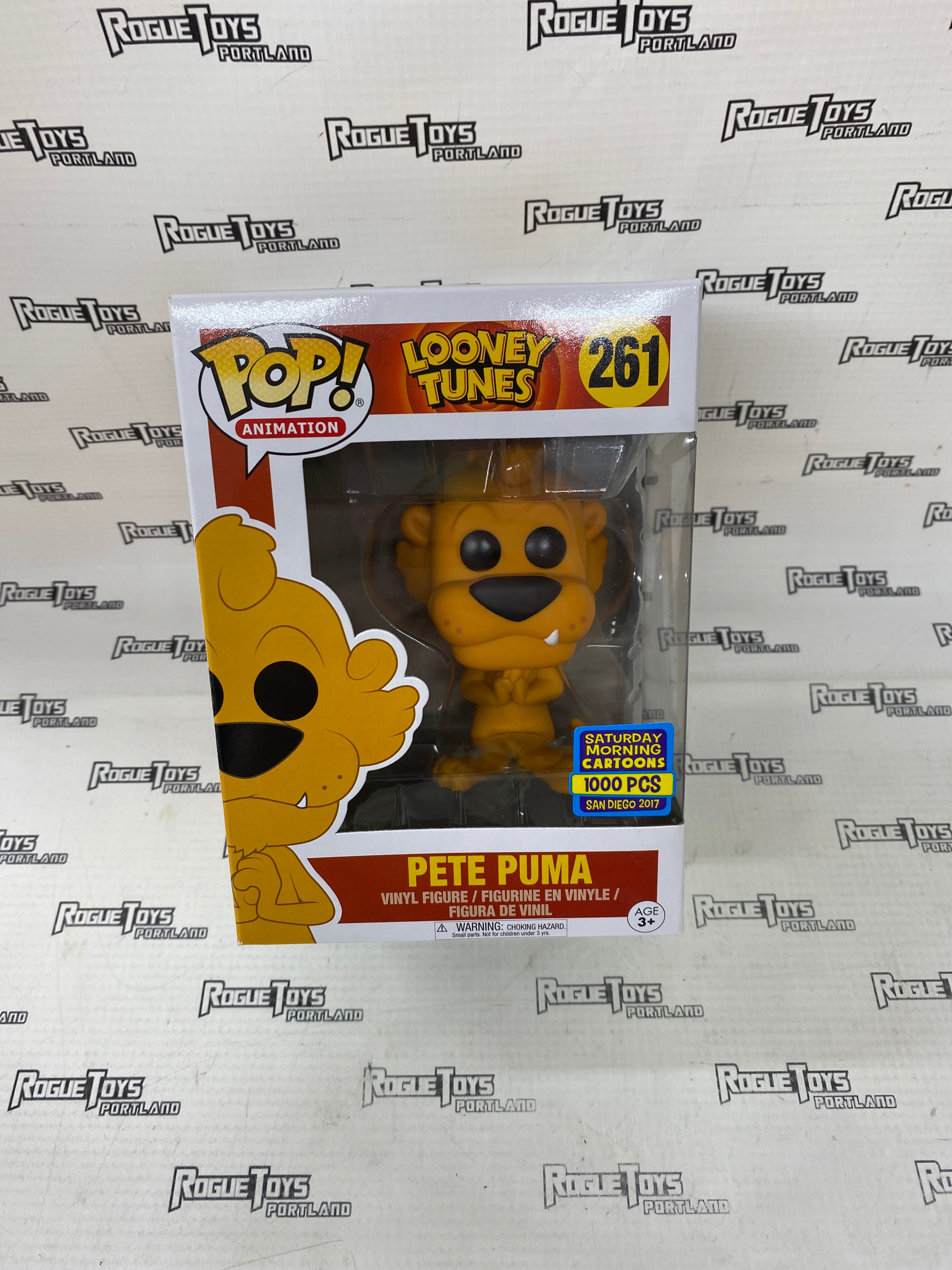 Funko POP! Animation Looney Tunes Pete Puma #261 Saturday Morning Cartoons SDCC 2017