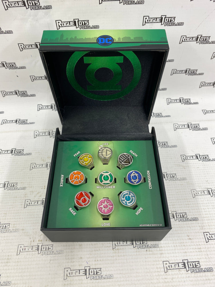 Green Lantern Power Rings Set