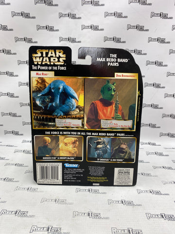 Star Wars POTF Max Rebo Band Pairs Max Rebo and Doda Bodonawieedo