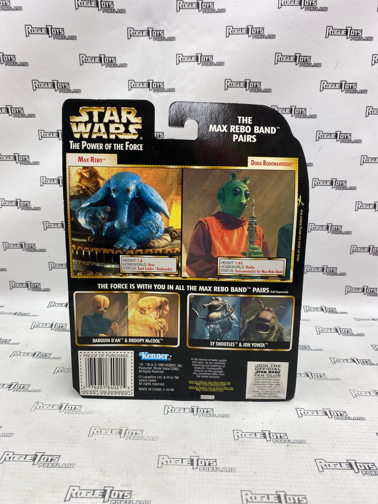 Star Wars POTF Max Rebo Band Pairs Max Rebo and Doda Bodonawieedo