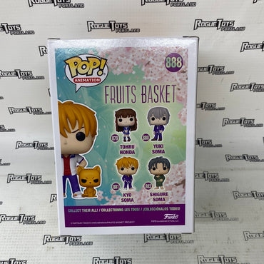 Funko POP! Animation Fruits Basket Kyo With Cat #888 Hot Topic Exclusive