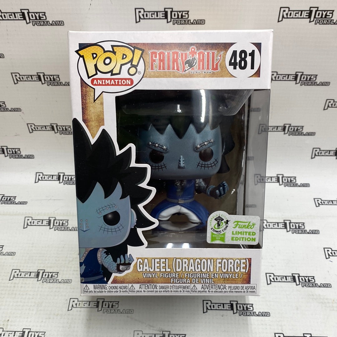 Funko POP! Animation Fairy Tail Gajeel (Dragon Force) #481 2019 ECCC Exclusive