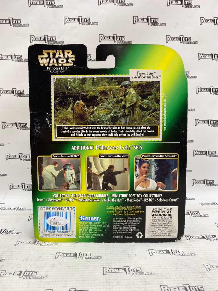 Autographed Star Wars POTF Princess Leia Collection Princess Leia and Wicket