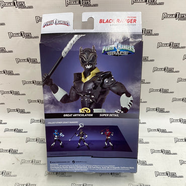Power Rangers Legacy Collection In Space Psycho Black Ranger (Open Box)