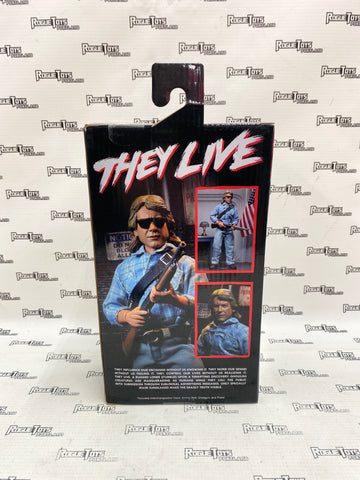 NECA They Live 8” Retro Cloth John Nada Action Figure
