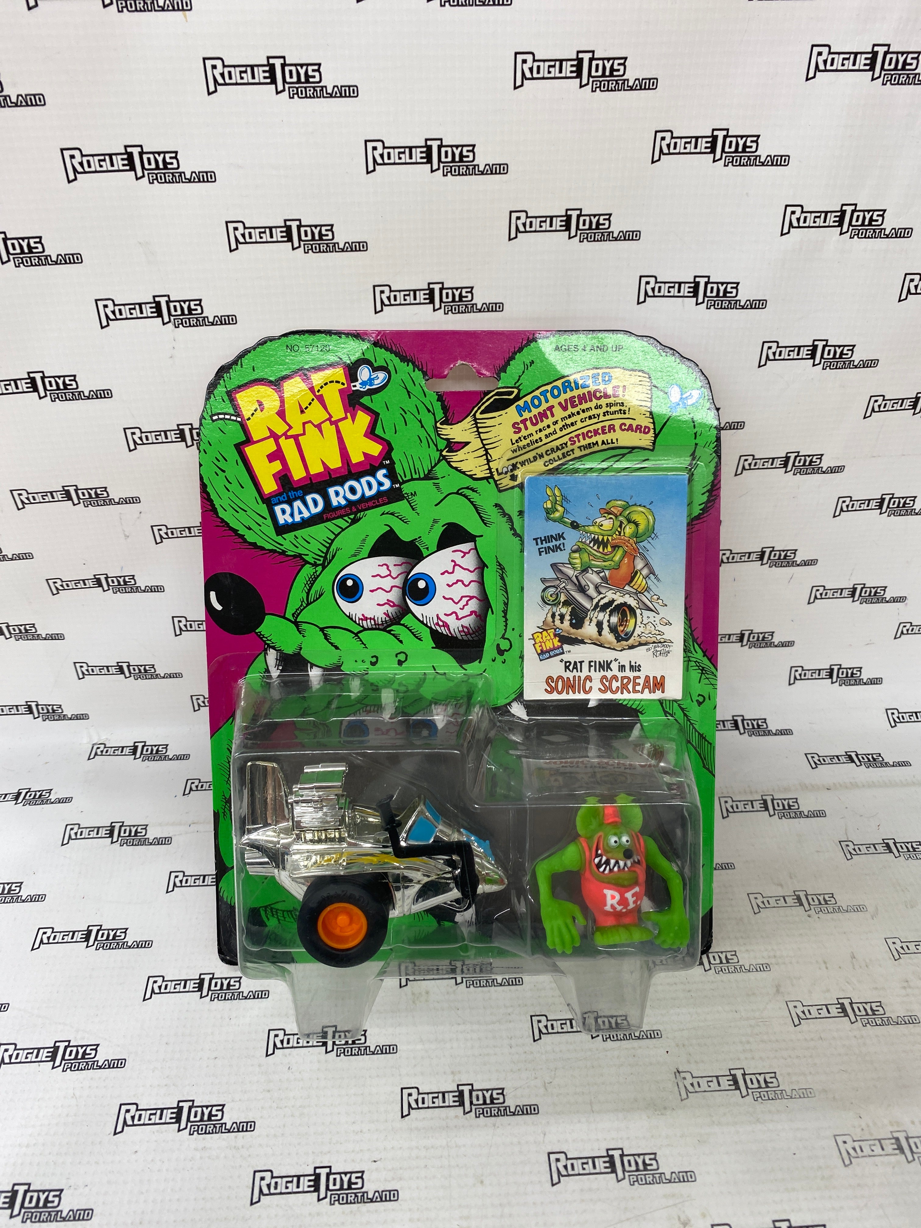 Vintage Kenner Rat Fink and The Rad Rods “Rat Fink” in his Sonic Scream