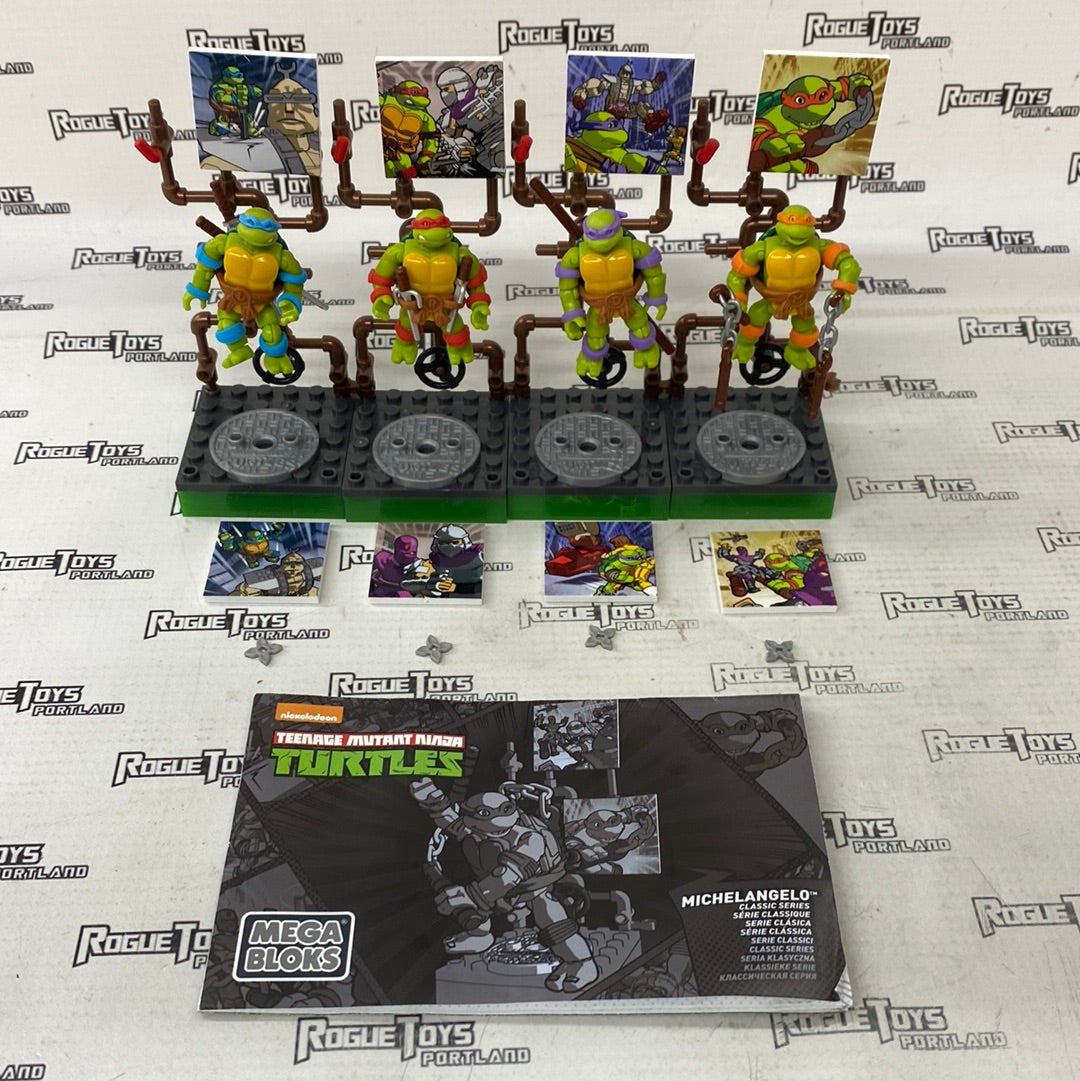 Mega Bloks Mega Construx TMNT Set of 4