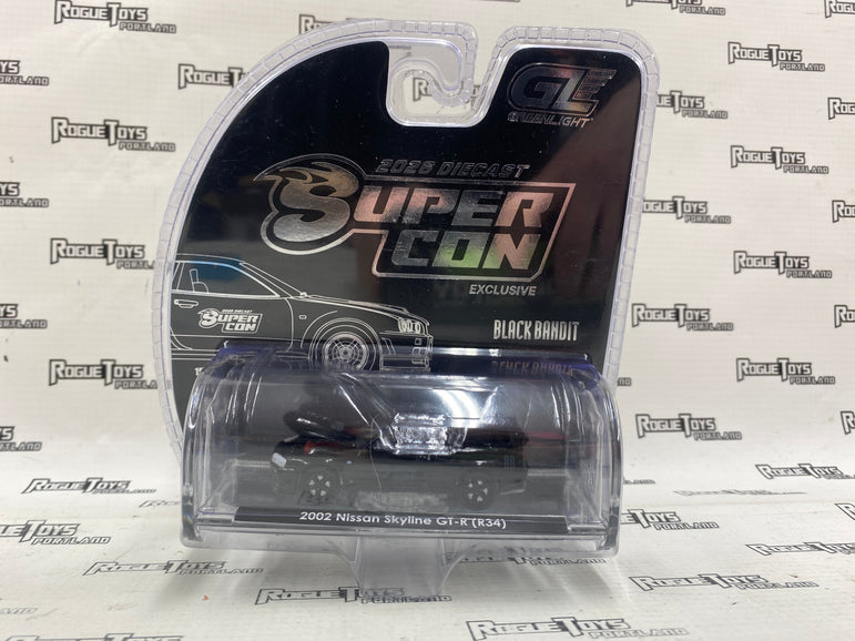 Green Light 2026 Super Con Exclusive Black Bandit 2002 Nissan Skyline GT-R (R34)