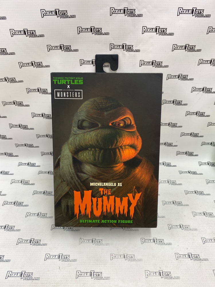 NECA TMNT X Universal Monsters Michelangelo as The Mummy Ultimate Action Figure