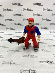 Vintage ERTL Super Mario Bros. The Movie Mario Action Figure w/ Weapon