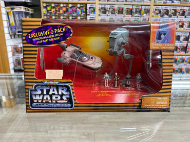Micro Machines Star Wars Action Fleet Luke’s Speeder & Imperial AT-ST