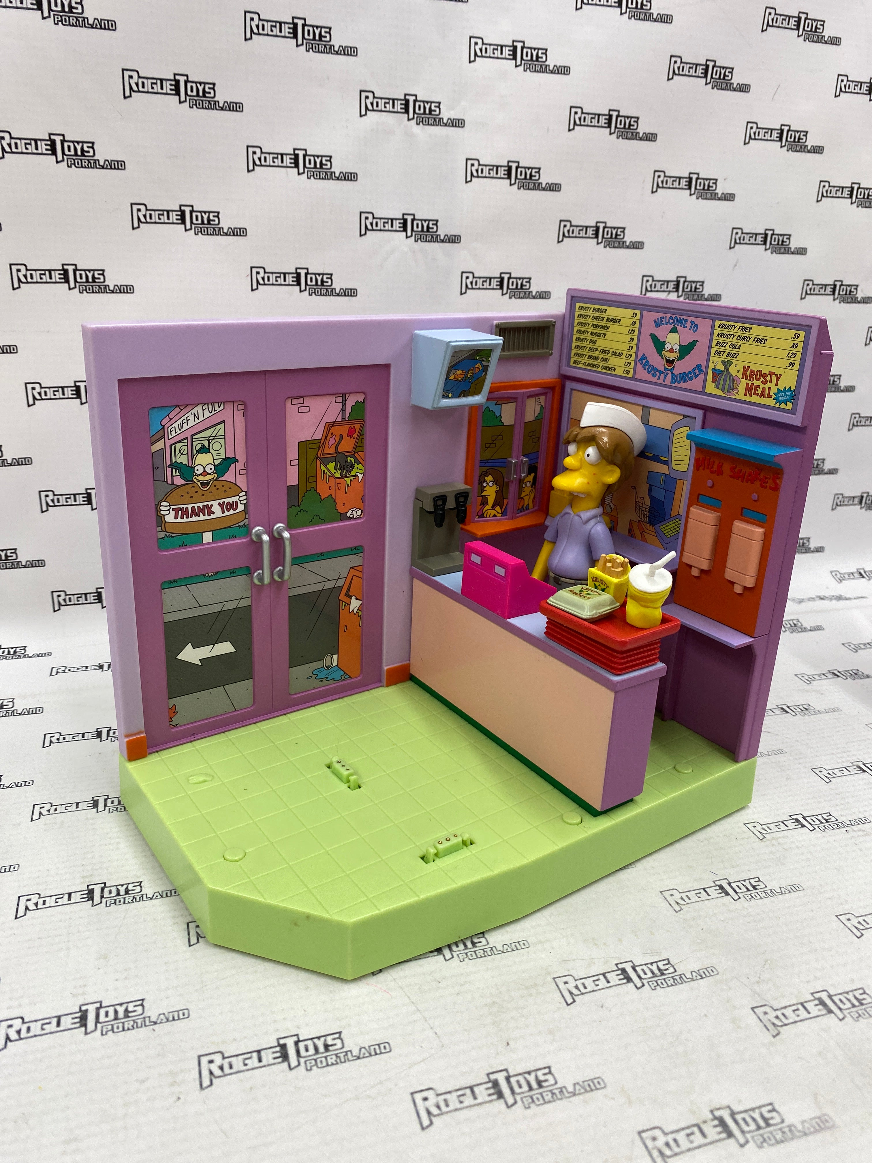The Simpsons World of Springfield Krusty Burger Playset