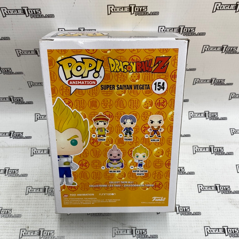 Funko POP! Animation DragonBall Z Super Saiyan Vegeta #154 2019 LE