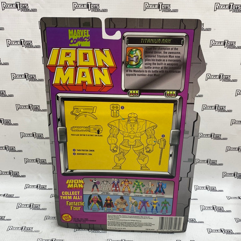 Vintage Toy Biz Iron Man Titanium Man with Retractible Blade Action