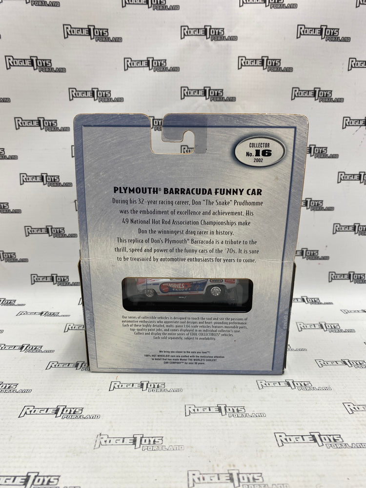 100% Hot Wheels Plymouth Barracuda Funny Car