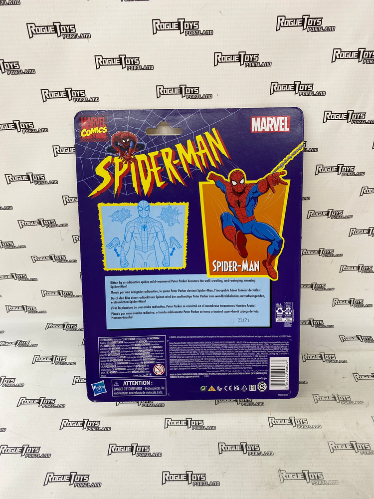 Marvel Legends Retro Spider-Man The Animated Series Cel Shaded Spider-Man Walmart Exclusive