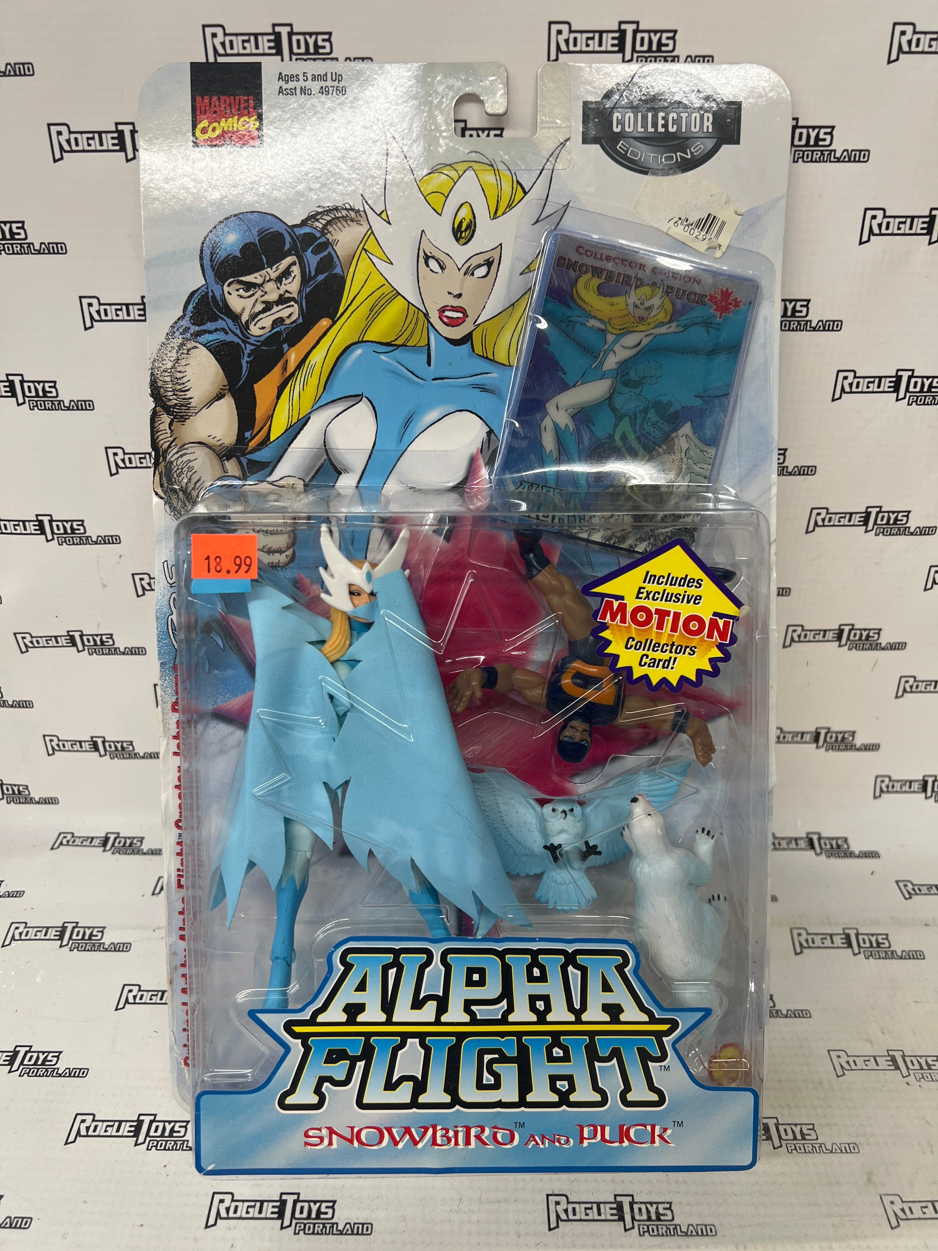 Toy Biz Marvel Comics Alpha Flight Snowbird and Puck