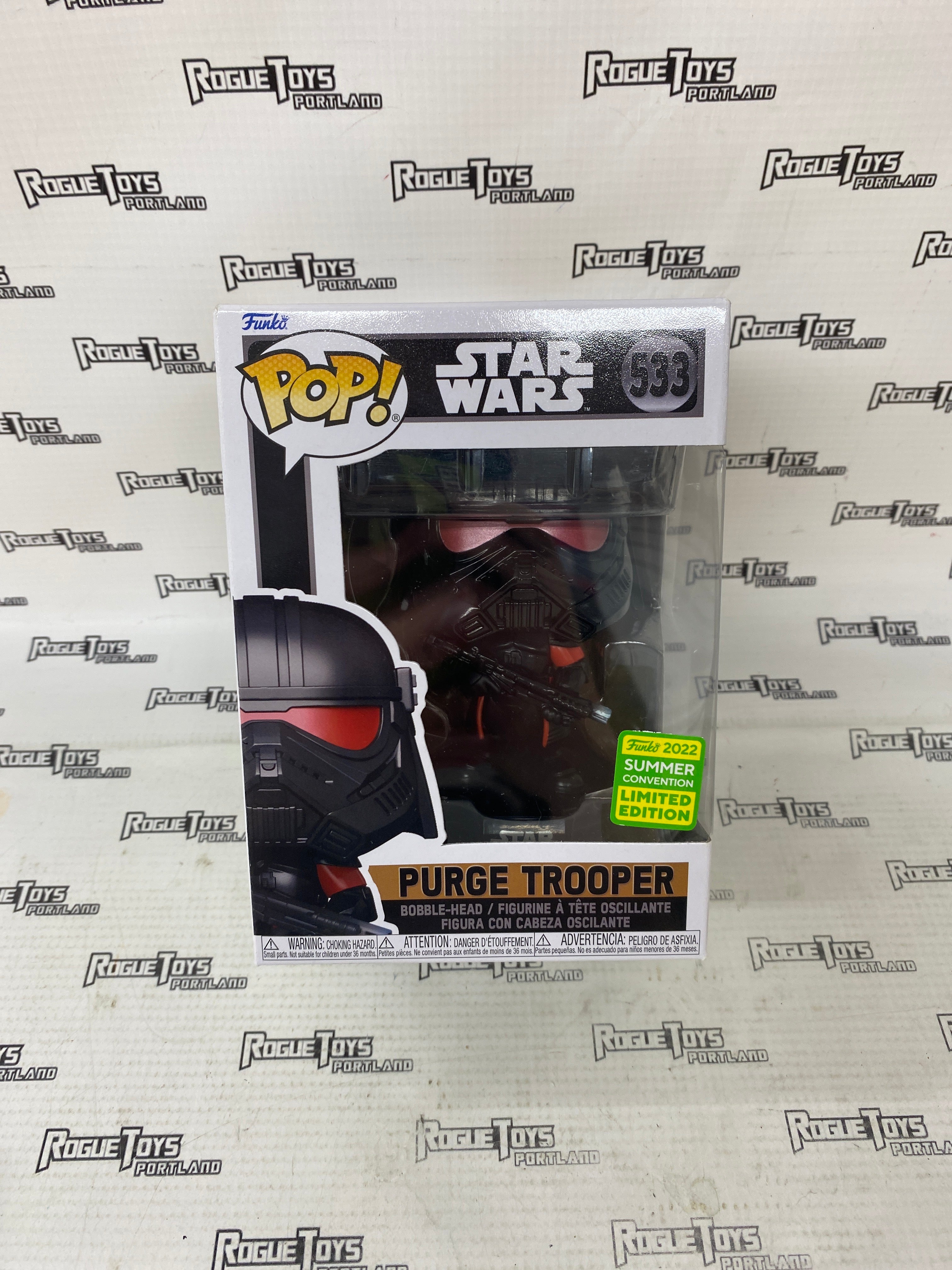 Funko POP! Star Wars Purge Trooper #533 2023 Summer Con Exclusive