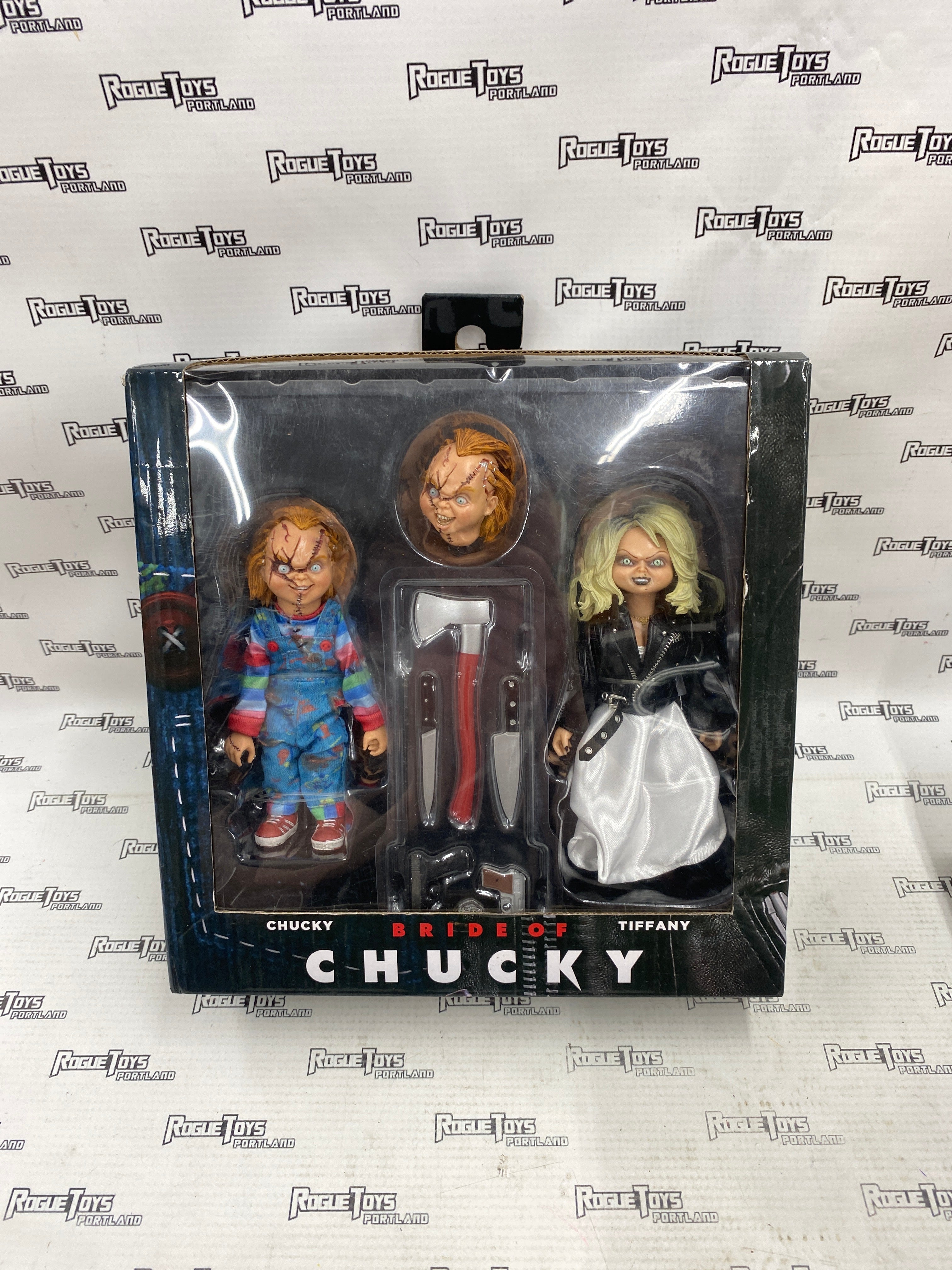 NECA Bride of Chucky 8” Retro Cloth Chucky & Tiffany 2-Pack