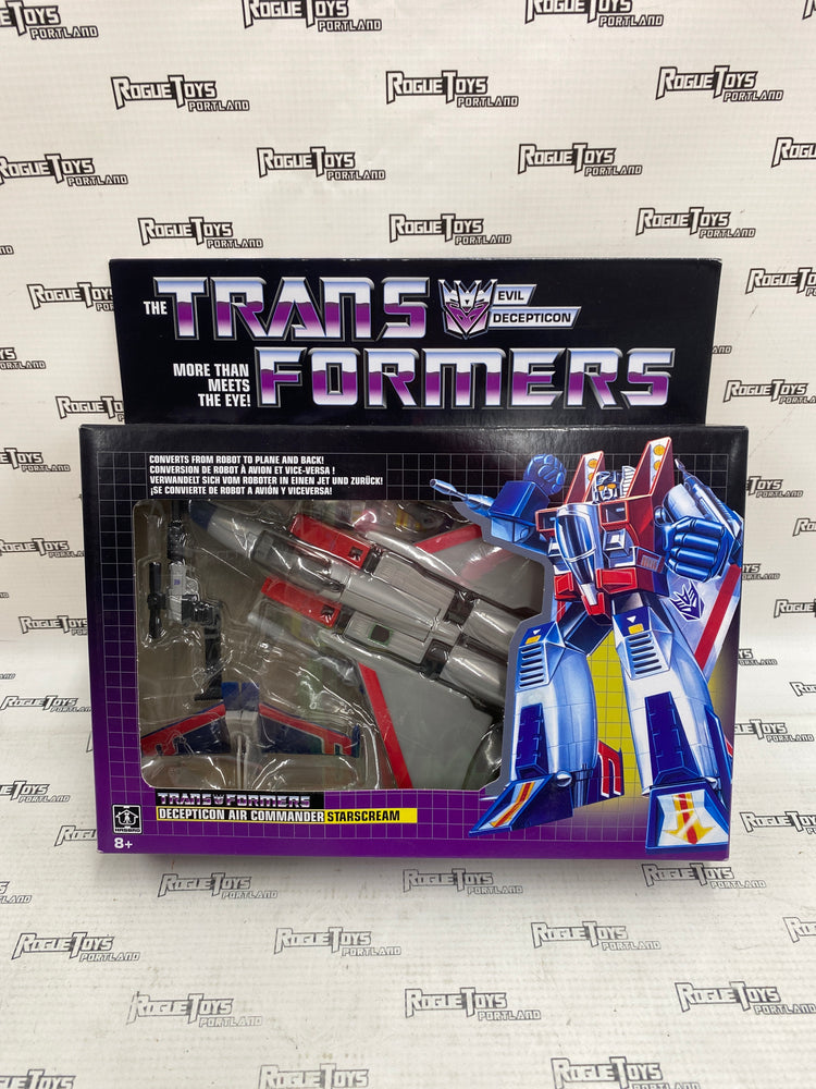Transformers Decepticon Air Commander Starscream G1 Reissue