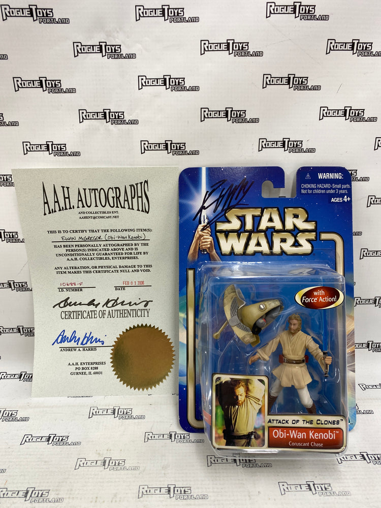 Autographed Star Wars Attack of the Clones Obi-Wan Kenobi