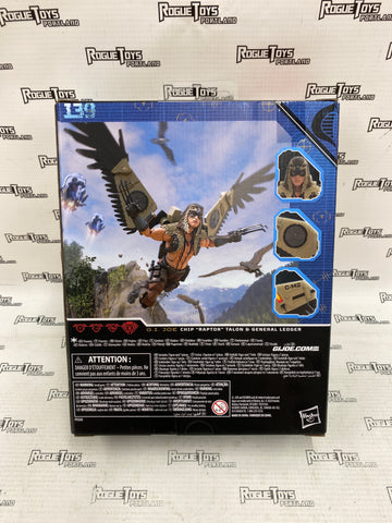 GI JOE Classified Deluxe Chip “Raptor” Talon & General Ledger