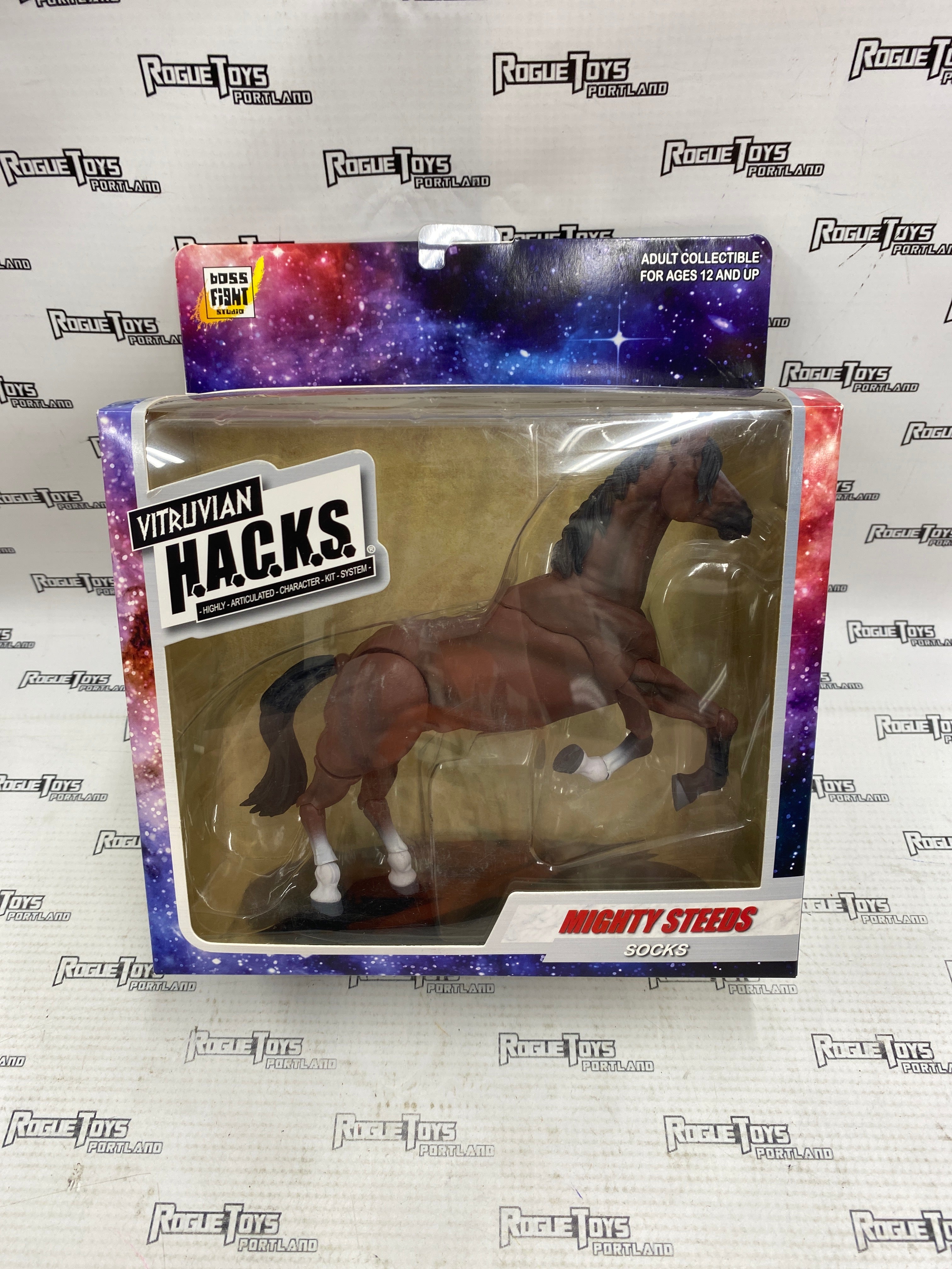 Boss Fight Studios Vitruvian H.A.C.K.S. Mighty Steeds Socks