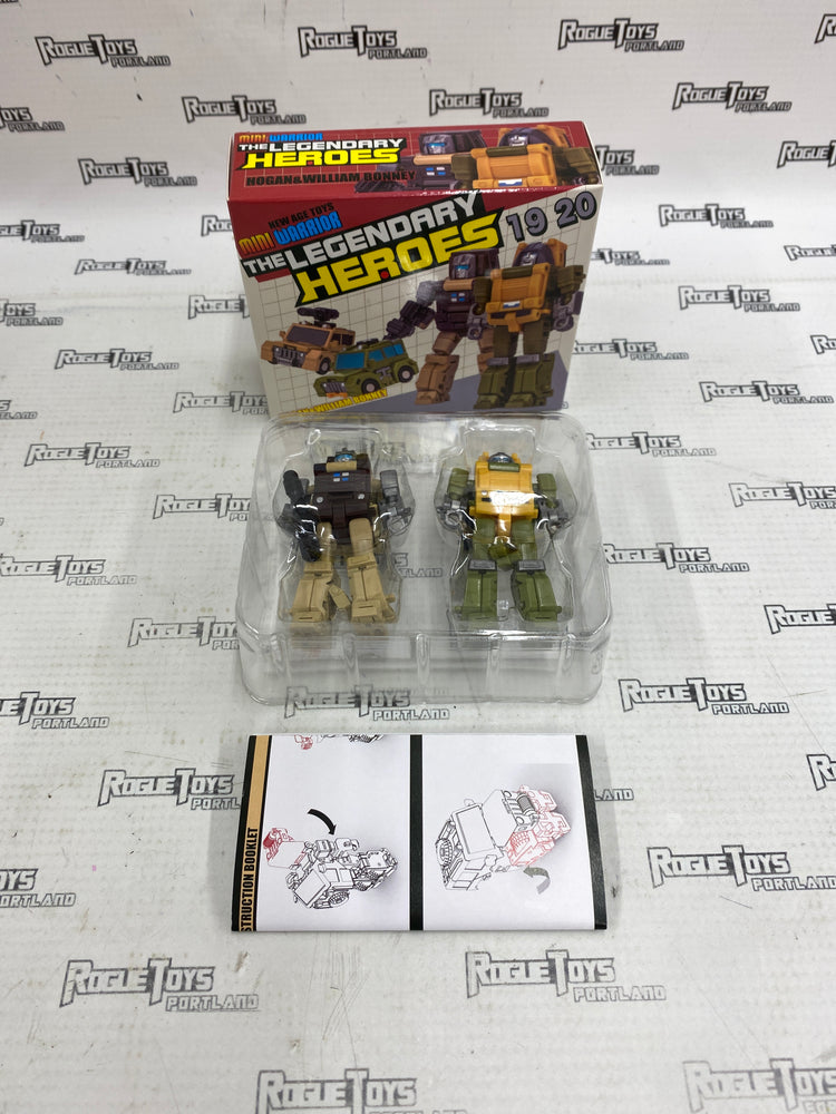 New Age Toys The Legendary Heroes 19 20 Hogan & William Bonney (Open Box)