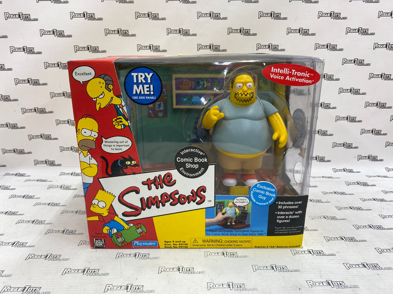 The Simpsons World of Springfield Comic Book Shop Diorama
