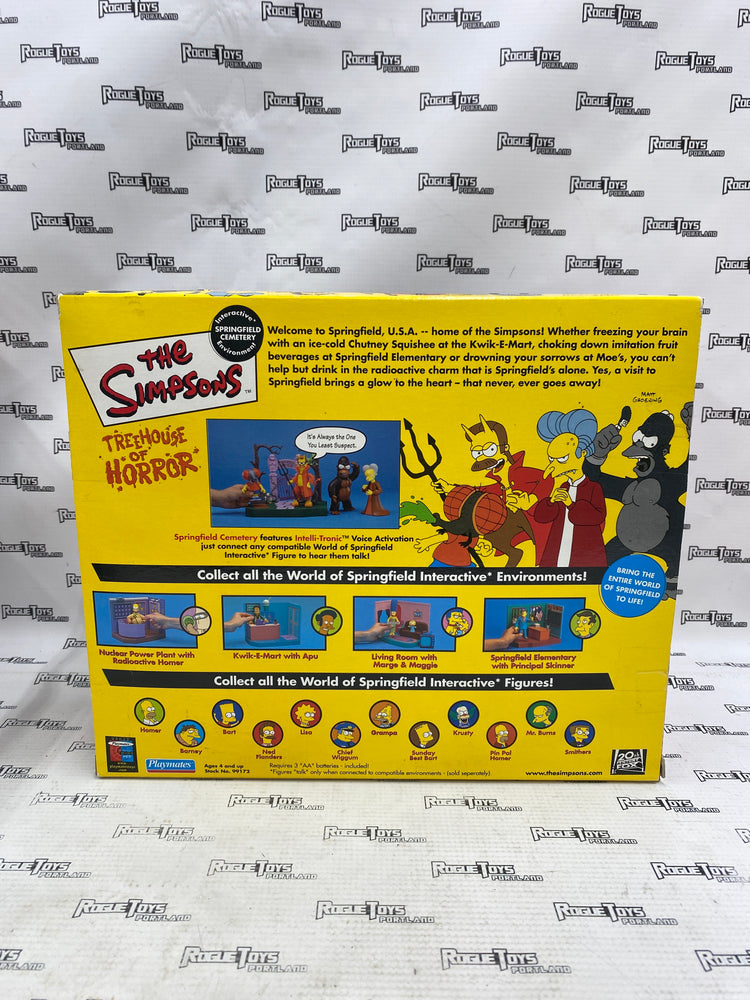 The Simpsons World of Springfield Treehouse of Horror Springfield Cemetery Toys R Us Exclusive