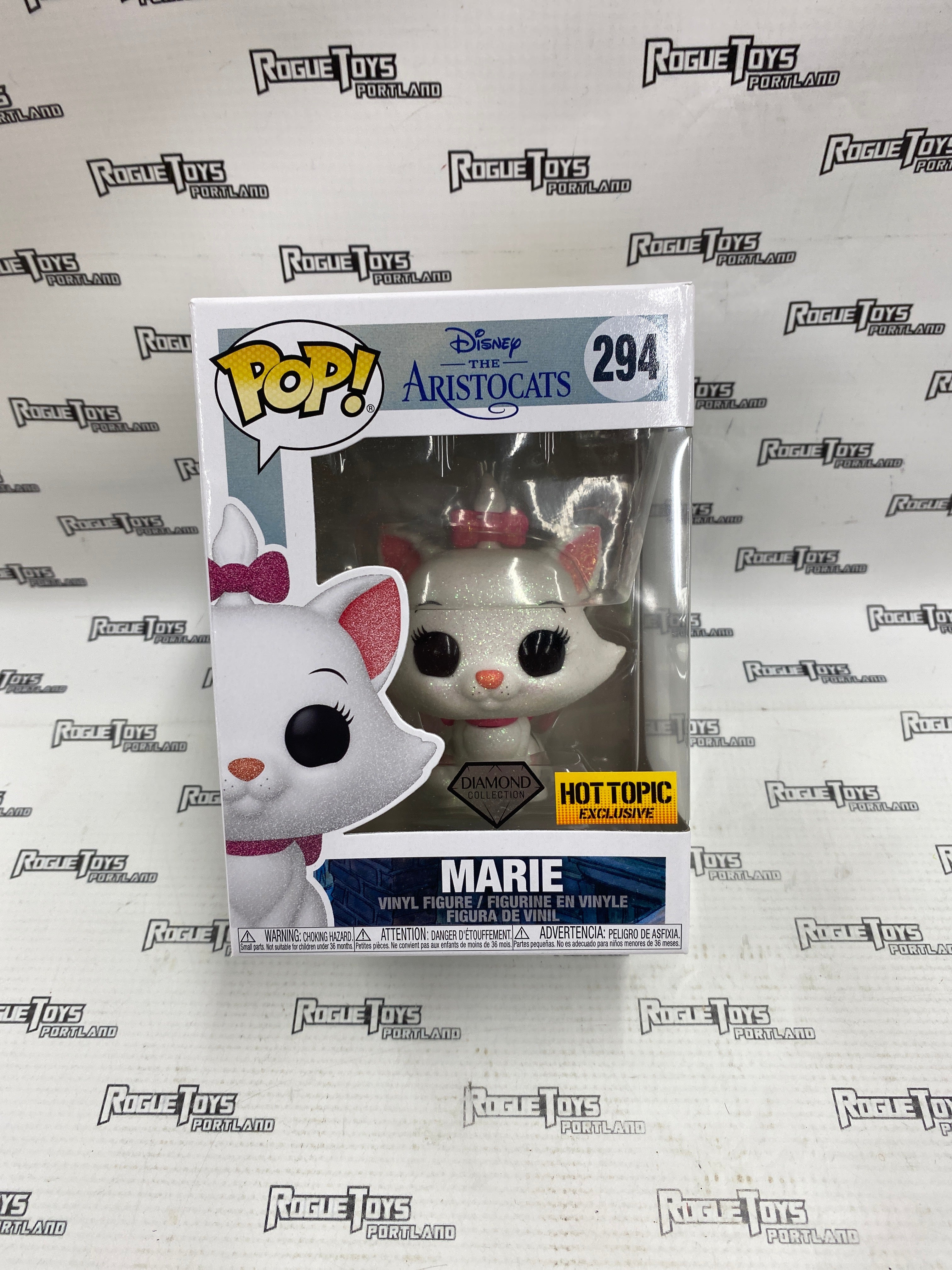 Funko POP! Diamond Collection The Aristocats Marie #294 Hot Topic Exclusive