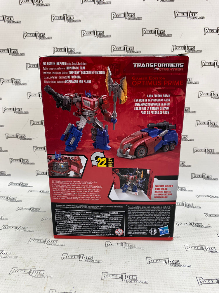 Transformers Studio Series 03 Gamer Edition Optimus Prime