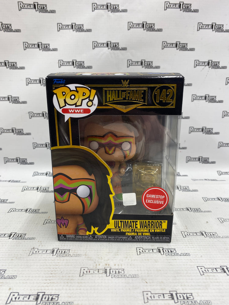 Funko POP! WWE Hall of Fame Ultimate Warrior #142 GameStop Exclusive
