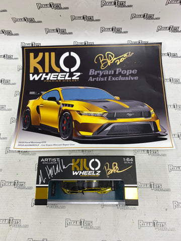KILO Wheelz 1:64 2025 Ford Mustang GTD 2026 Super Con Exclusive Signed by Bryan Pope/ Michael Heralda