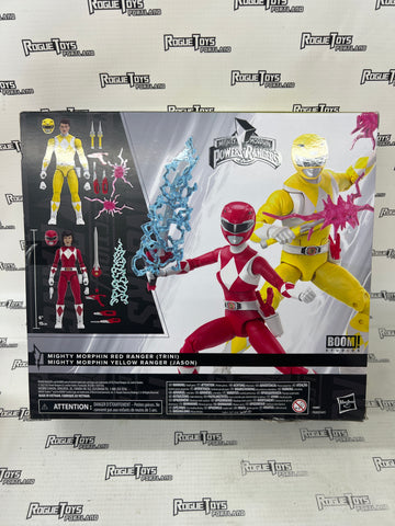 Power Rangers Lightning Collection Red Ranger (Trini)) & Yellow Ranger (Jason)