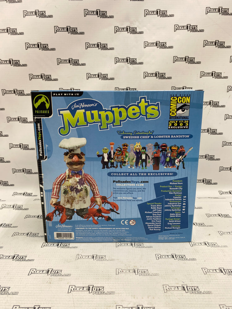 Palisades Muppets Culinary Catastrophe Swedish Chef & Lobster Banditos (SDCC 2003)