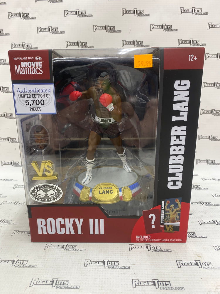 McFarlane Toys Movie Maniacs Rocky III Clubber Lang Figurine