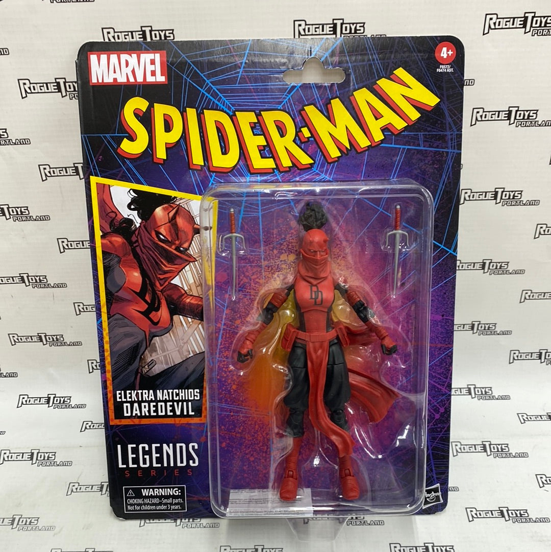 Marvel Legends Retro Spider-Man Elektra Natchios Daredevil