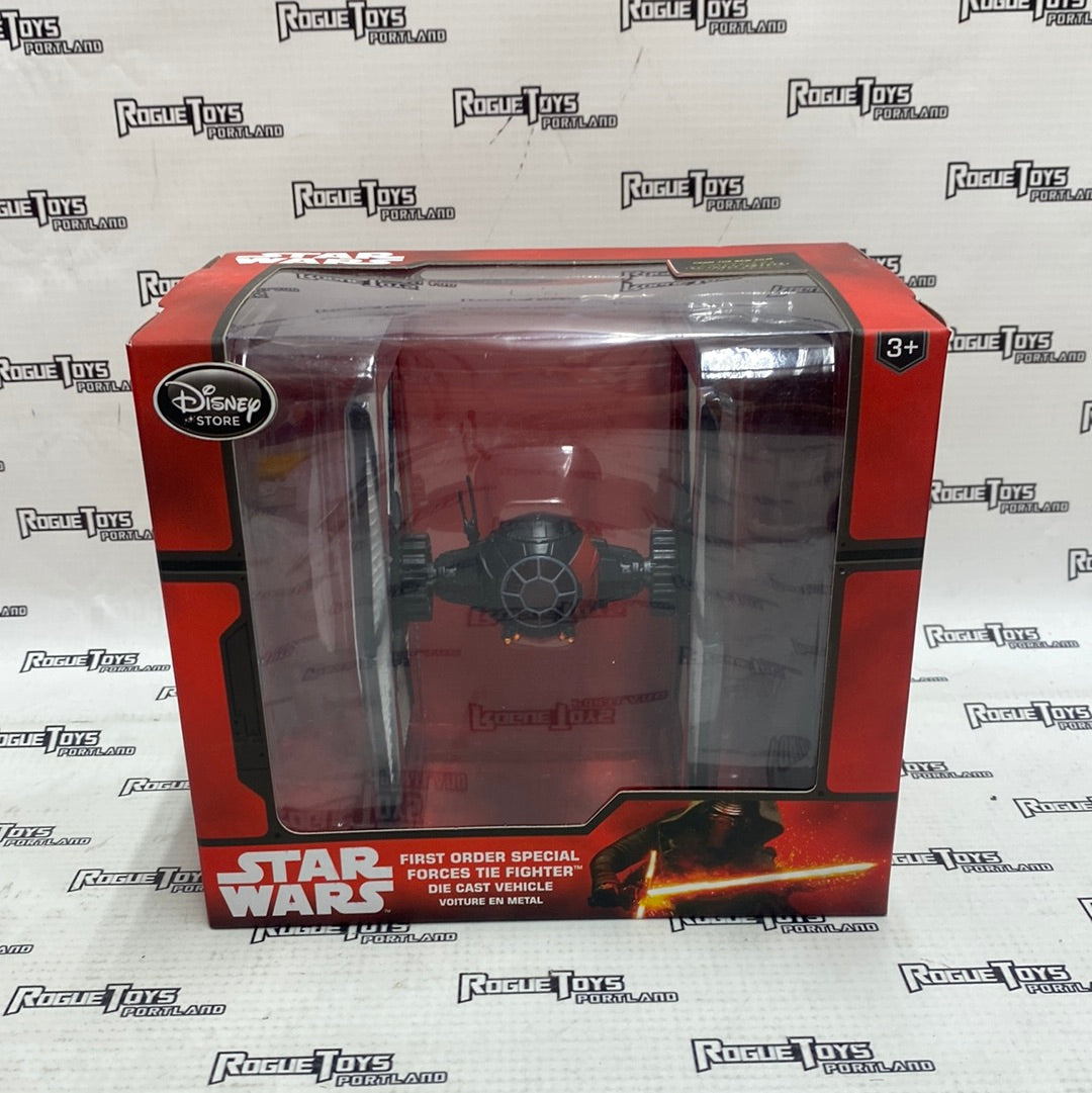Disney Store Exclusive Star Wars First Order Special Forces Tie Fighter Die Cast Vehicle