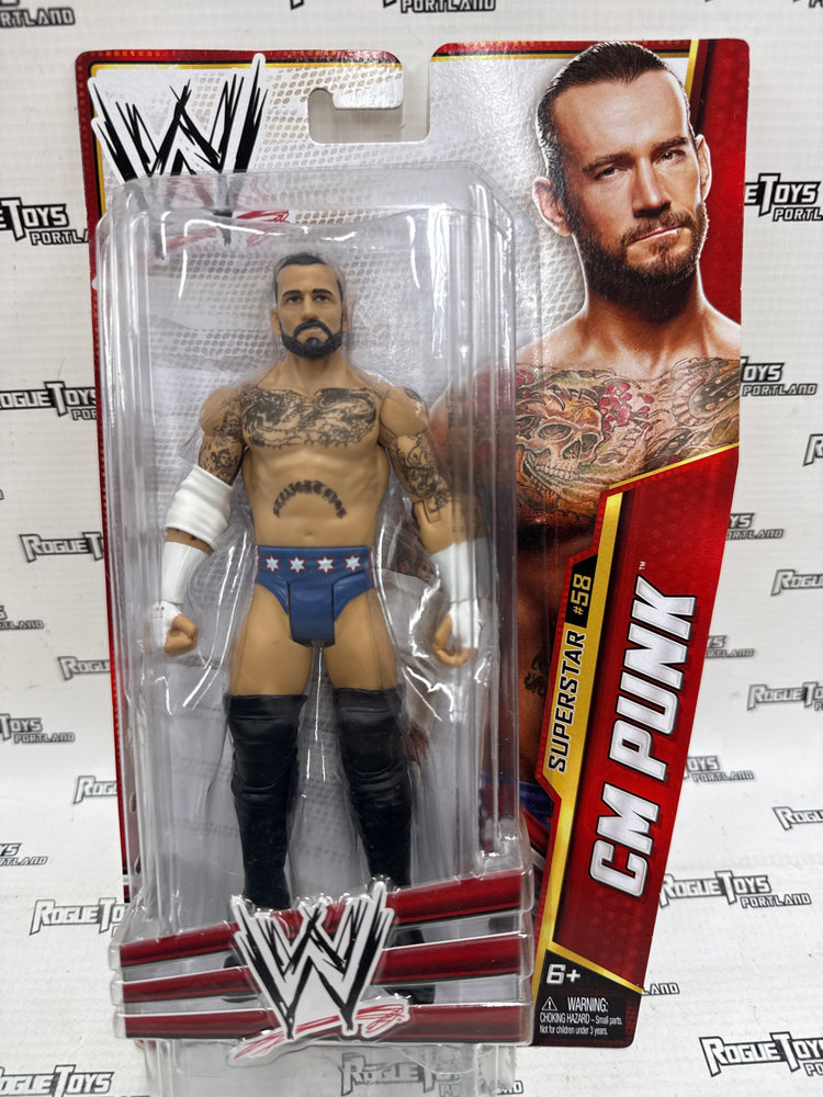 WWE CM PUNK Action Superstar 58 Wrestlemania Recreate The Action