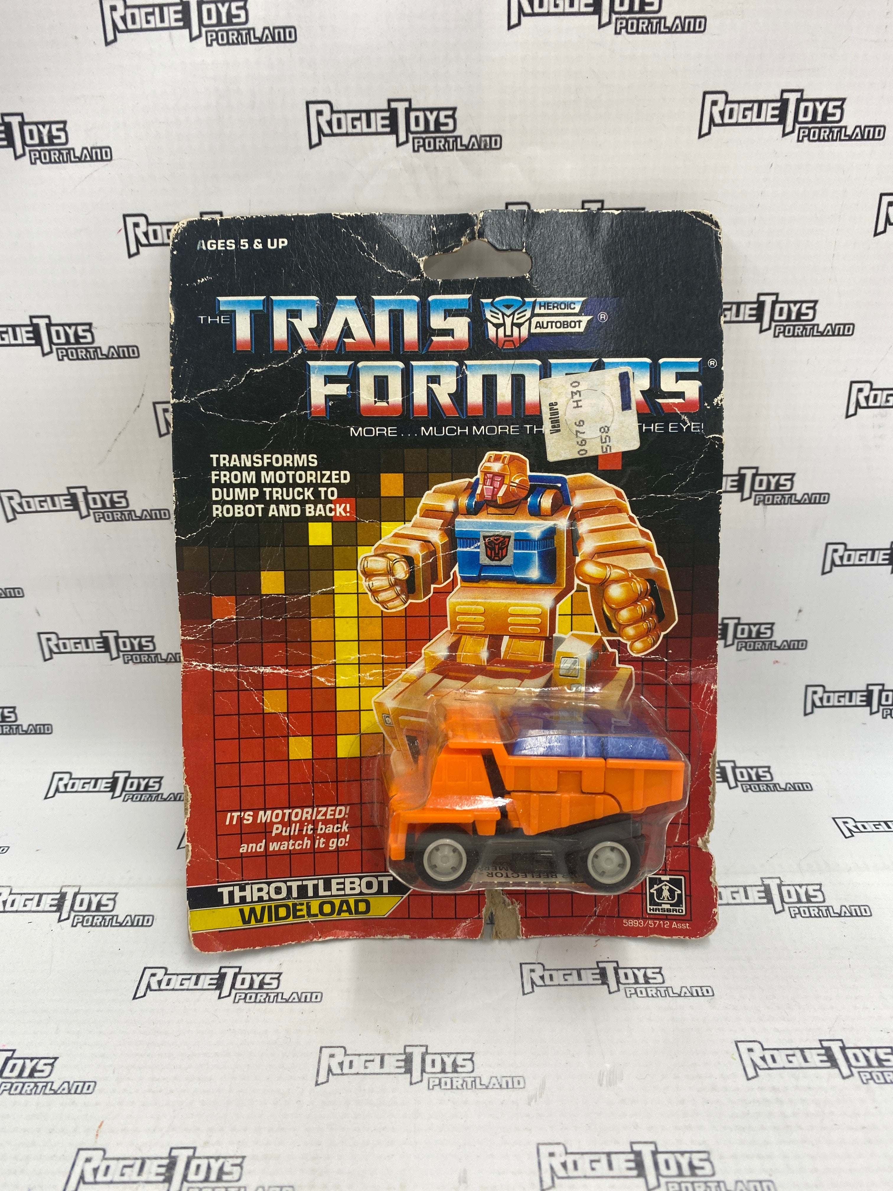 Vintage Transformers G1 Throttlebot Wideload
