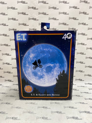 NECA E.T. 40th Anniversary E.T. & Elliott with Bicycle