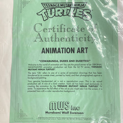 TMNT Original Animation Art